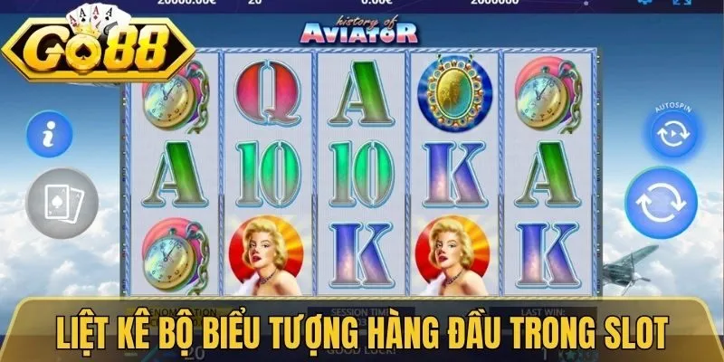 Liệt kê bộ biểu tượng hàng đầu trong slot
