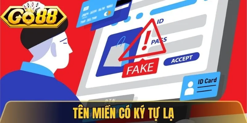 Cảnh Báo Giả Mạo Go88 Mẹo Né Bẫy Lừa Đảo An Toàn Nhất 2 Tên miền có ký tự lạ