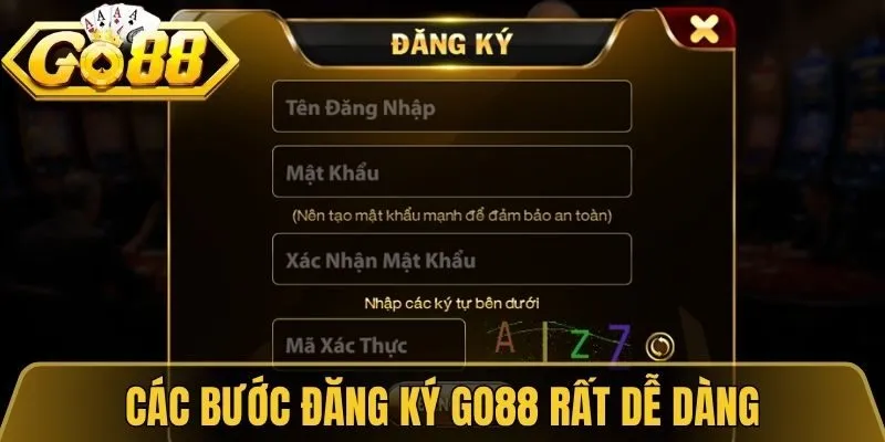 Đăng Ký Go88 - Cách Tạo Tài Khoản Nhanh Và An Toàn 2026 1 Các bước đăng ký Go88 rất dễ dàng