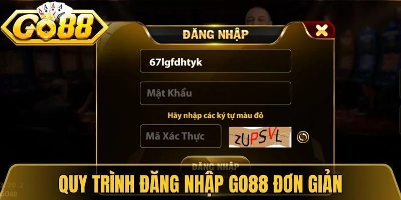 Quy trình đăng nhập Go88 đơn giản