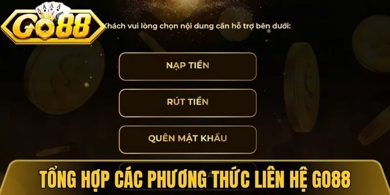 Liên Hệ Go88 Giải Đáp Thắc Mắc Dịch Vụ CSKH 24/7 Tức Thì 1 Tổng hợp các phương thức liên hệ Go88 cho hội viên mới