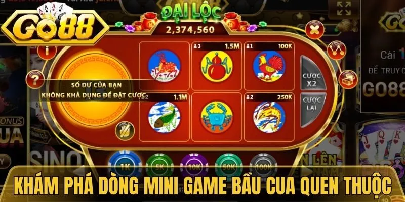 Khám phá dòng mini game bầu cua quen thuộc