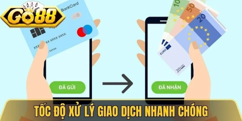 Rút Tiền Go88 Nhanh Với Quy Trình Đơn Giản Và An Toàn 3 Tốc độ xử lý giao dịch nhanh chóng