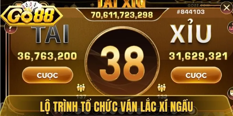 Lộ trình tổ chức ván lắc xí ngầu